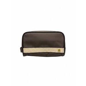 BVLGARI Emirates Business Class Amenity Travel Bag Brown NWOT